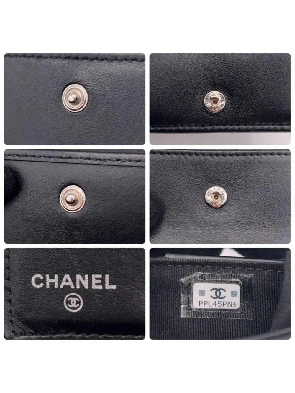 Chanel Bifold Wallet CC Logo Quilted Small